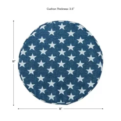 Greendale Home Fashions Outdoor Round Chair Pad 2-Pack -Home Decor Shop 6375471 ALT4