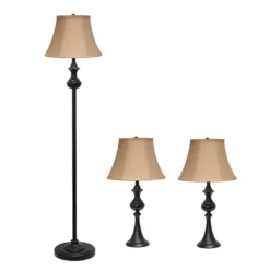 Lalia Home 3-piece Restoration Lamp Set