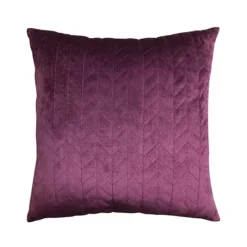 Harper Lane® Velvet Chevron Stitch Throw Pillow -Home Decor Shop 6426859 Purple 1