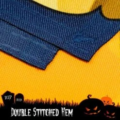 G128 Garden Flag Happy Halloween Black Cat Moon 12"x18" 150D -Home Decor Shop 6527820 ALT3