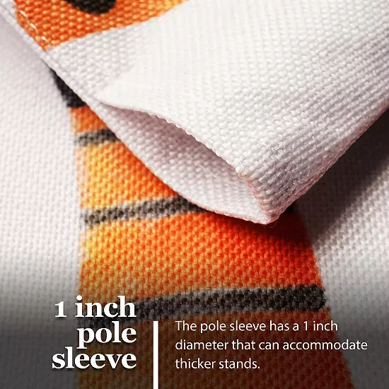 G128 Garden Flag Happy Halloween Witch Feet And Spooky Pumpkins 12"x18" Burlap 3 G128 Garden Flag Happy Halloween Witch Feet And Spooky Pumpkins 12"x18" Burlap - Image 3