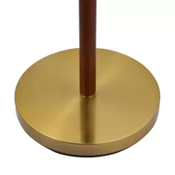 Walnut And Brass Modern Stick Floor Lamp 9 Walnut And Brass Modern Stick Floor Lamp -Home Decor Shop 6621743 ALT3