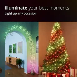 Twinkly Candies 100-Light Candle-Shape RGB String Lights 15 Twinkly Candies 100-Light Candle-Shape RGB String Lights -Home Decor Shop 6673868 ALT7