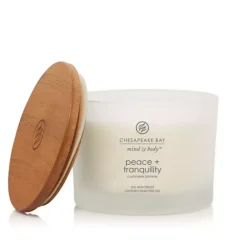 Chesapeake Bay Peace + Tranquility Cashmere Jasmine 3-Wick Jar Candle 7 Chesapeake Bay Peace + Tranquility Cashmere Jasmine 3-Wick Jar Candle -Home Decor Shop 6861192 ALT2
