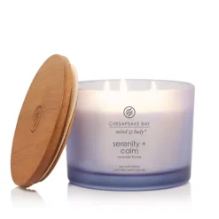 Chesapeake Bay Candle Peace + Tranquility 3-Wick Scented Candle Jar -Home Decor Shop 6861225 ALT2