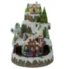 Northlight 17-in. LED Lighted And Animated Christmas Village With Moving Train Table Decor