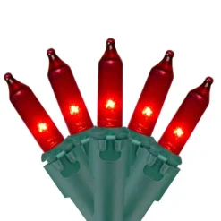 Northlight 50-Count Red Mini Christmas Lights
