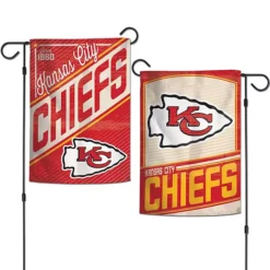 WinCraft Kansas City Chiefs 12" X 18" Retro Double-Sided Garden Flag 7 WinCraft Kansas City Chiefs 12" X 18" Retro Double-Sided Garden Flag -Home Decor Shop 7037659 ALT3