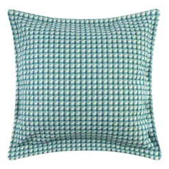 1Pcs Throw Pillow Covers With Pattern Pillow Cases Retro Cushion For Couch Sofa Home Decor 18" X 18" -Home Decor Shop 7073608 Blue Grid