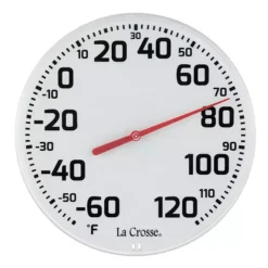 La Crosse Technology 8-in. Round Dial Thermometer