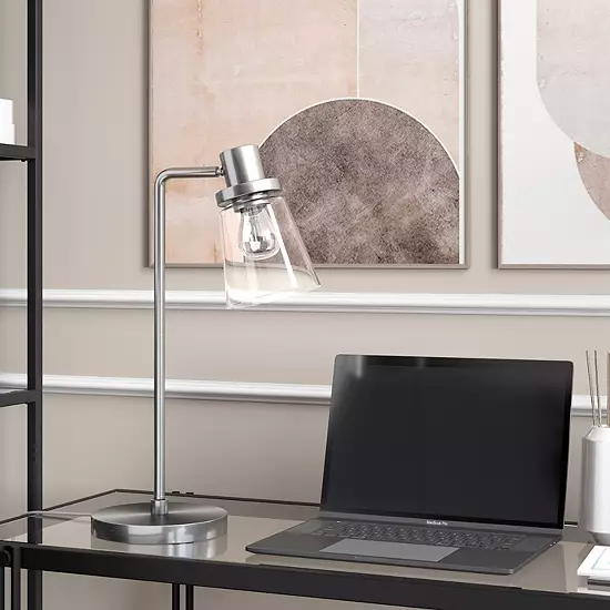 Finley & Sloane Granville 21-in. Table Lamp With Glass Shade 4 Finley & Sloane Granville 21-in. Table Lamp With Glass Shade - Image 4