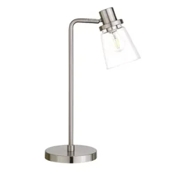 Finley & Sloane Granville 21-in. Table Lamp With Glass Shade