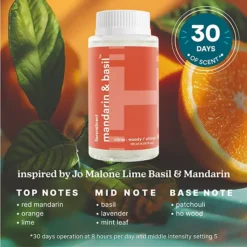 HoMedics Mandarin & Basil SereneScent Fragrance Oil -Home Decor Shop 7140528 ALT
