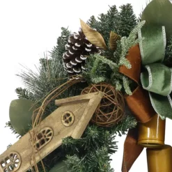 PULEO INTERNATIONAL Adorned Pine Artificial Wreath -Home Decor Shop 7178486 ALT3