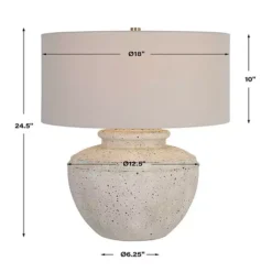 Uttermost Artifact Aged Stone Table Lamp -Home Decor Shop 7186744 ALT8