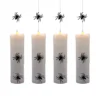 LumaBase Luminarias Battery Operated Hanging Pillar Candles With Spiders 4-pk.