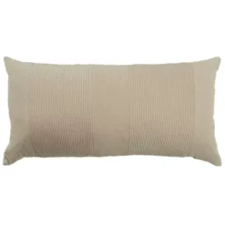 Rizzy Home Bob 14 In. X 26 In. Corduroy & Velvet Throw Pillow Cover