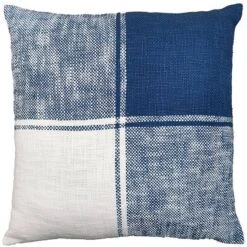 Sonoma Goods For Life® Chunky Woven Plaid Pillow -Home Decor Shop 7315945 True Navy