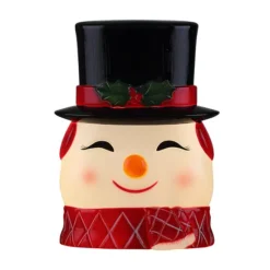 Mr Christmas 12-in. Blow Mold Snowman Lit Tree Topper