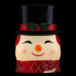 Mr Christmas 12-in. Blow Mold Snowman Lit Tree Topper -Home Decor Shop 7378933 ALT3