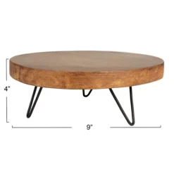 Storied Home Decorative Paulownia Wood Pedestal -Home Decor Shop 7394789 ALT99