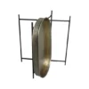 Discover Europe - Made In Turkey Brass Plated Aras Metal Tray With Stand