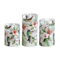 Mikasa 3-pc. LED Waxed Filled Glass Votive Candle Set -Home Decor Shop 7428293 ALT3