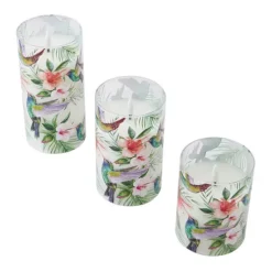 Mikasa 3-pc. LED Waxed Filled Glass Votive Candle Set -Home Decor Shop 7428293 ALT4