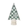 Parisloft 7.25" H Farmhouse Christmas Tree Shape Tabletop Decor
