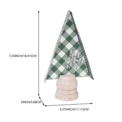 Parisloft 7.25" H Farmhouse Christmas Tree Shape Tabletop Decor -Home Decor Shop 7454382 ALT3