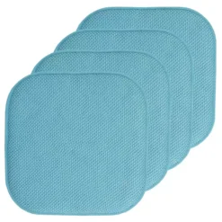 Sweet Home Memory Foam Honeycomb Non-Slip Chair Cushion 4-Pack