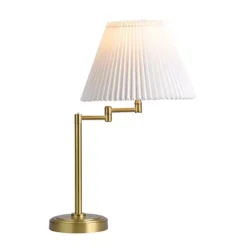Brushed Brass Swing-Arm Table Lamp -Home Decor Shop 7478126 ALT2
