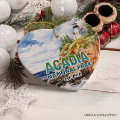 Majestic Acadia National Park Artwork Ornament, Travel Souvenir And Christmas Gift, Heart 8 Majestic Acadia National Park Artwork Ornament, Travel Souvenir And Christmas Gift, Heart -Home Decor Shop 7486554 ALT3