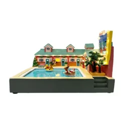 St. Nicholas Square® Village Holiday Haven Motel Lighted Table Decor -Home Decor Shop 7507074 ALT2