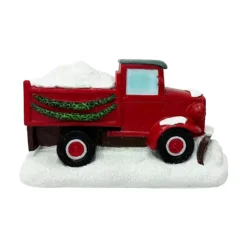 St. Nicholas Square® Village Snowplow Truck With Light Table Decor -Home Decor Shop 7507124 ALT