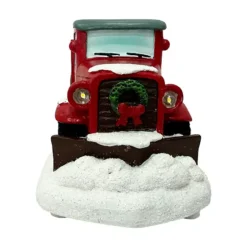 St. Nicholas Square® Village Snowplow Truck With Light Table Decor -Home Decor Shop 7507124 ALT2