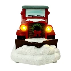 St. Nicholas Square® Village Snowplow Truck With Light Table Decor -Home Decor Shop 7507124 ALT4