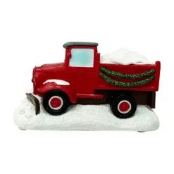 St. Nicholas Square® Village Snowplow Truck With Light Table Decor -Home Decor Shop 7507124 ALT5