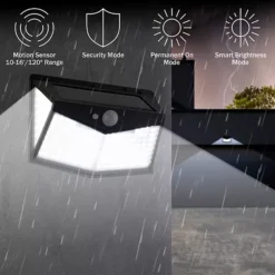 Pure Garden Outdoor Solar Light 2-pc. Set – Motion Sensor -Home Decor Shop 7538899 ALT5