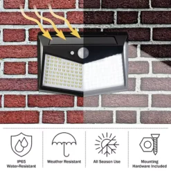 Pure Garden Outdoor Solar Light 2-pc. Set – Motion Sensor -Home Decor Shop 7538899 ALT6