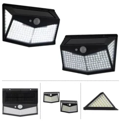 Pure Garden Outdoor Solar Light 2-pc. Set – Motion Sensor -Home Decor Shop 7538899 ALT8