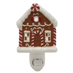 St. Nicholas Square® Ceramic Gingerbread House Night Light