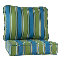 Greendale Home Fashions 2-Piece Deep Seat Cushion Set -Home Decor Shop 7599694 Cayman Stripe