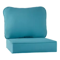 Greendale Home Fashions 2-Piece Deep Seat Cushion Set -Home Decor Shop 7599694 Teal