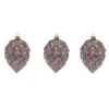 Discover Europe Made In Poland Glass Pinecones Christmas Ornament Set Of 3