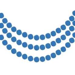 3 Pcs Pom Pom Garland, 6.5 Feet Hanging Garland Ball Banner With 20Pcs Felt Balls 21 3 Pcs Pom Pom Garland, 6.5 Feet Hanging Garland Ball Banner With 20Pcs Felt Balls -Home Decor Shop 7703131 Blue 1