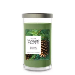 Yankee Candle Balsam & Cedar 14.25-oz. Medium Pillar Candle