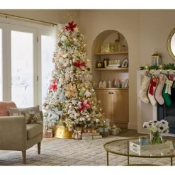 St. Nicholas Square® Metallic Holiday Village Snow Globe Table Decor -Home Decor Shop 7743286 CP ALT65