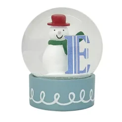 St. Nicholas Square® Monogram Mini Snow Globe Table Decor -Home Decor Shop 7743287 E