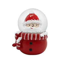 St. Nicholas Square® Monogram Mini Snow Globe Table Decor -Home Decor Shop 7743287 Santa